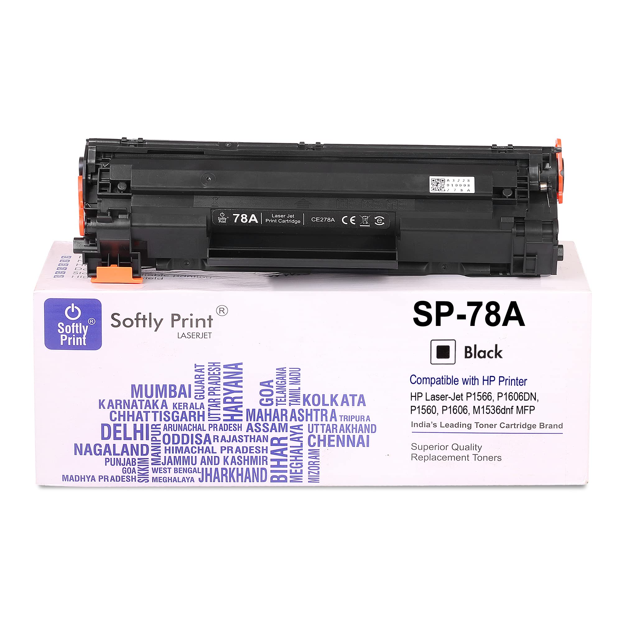 Softly Print 78A CE278A Laserjet Toner Cartridge for HP Printers (Black; Single Pack) (B07K2XVVFC) Amazon Price History, Amazon Price Tracker