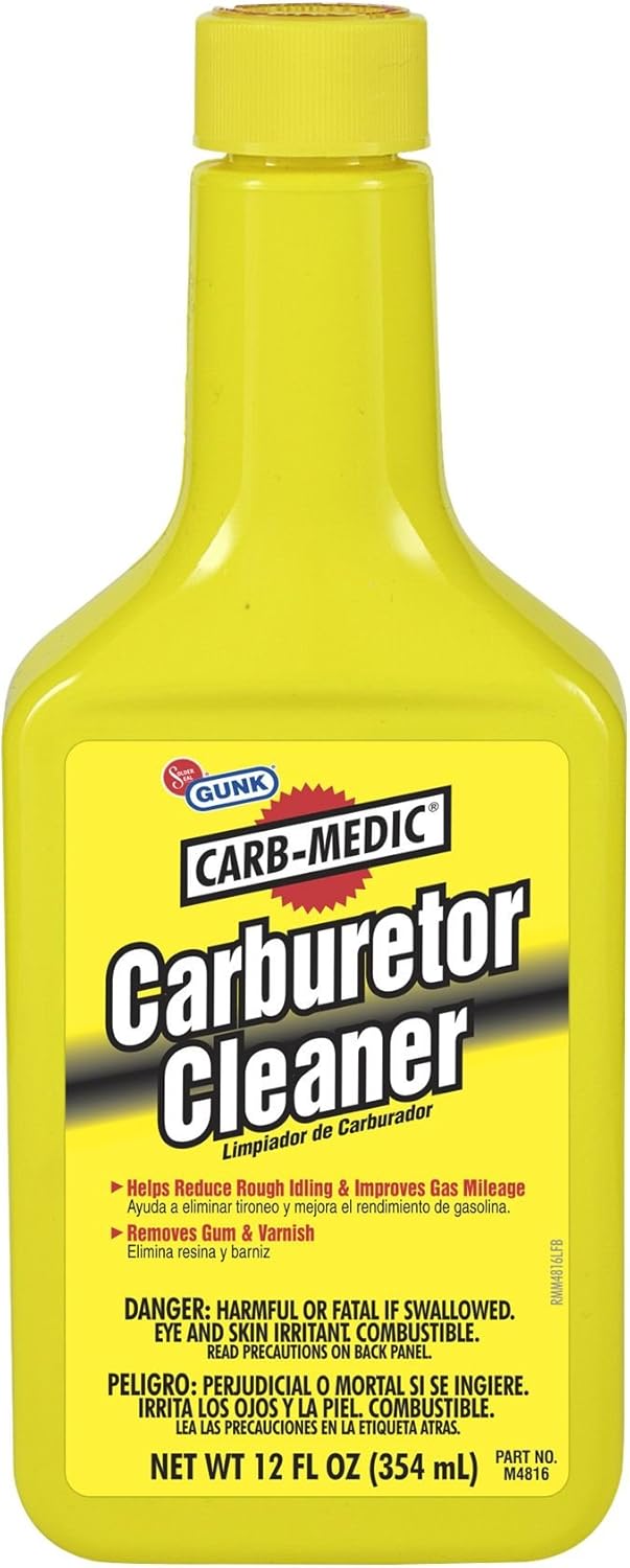 Gunk M481612PK Complete Carburetor Parts Cleaner Kit 12