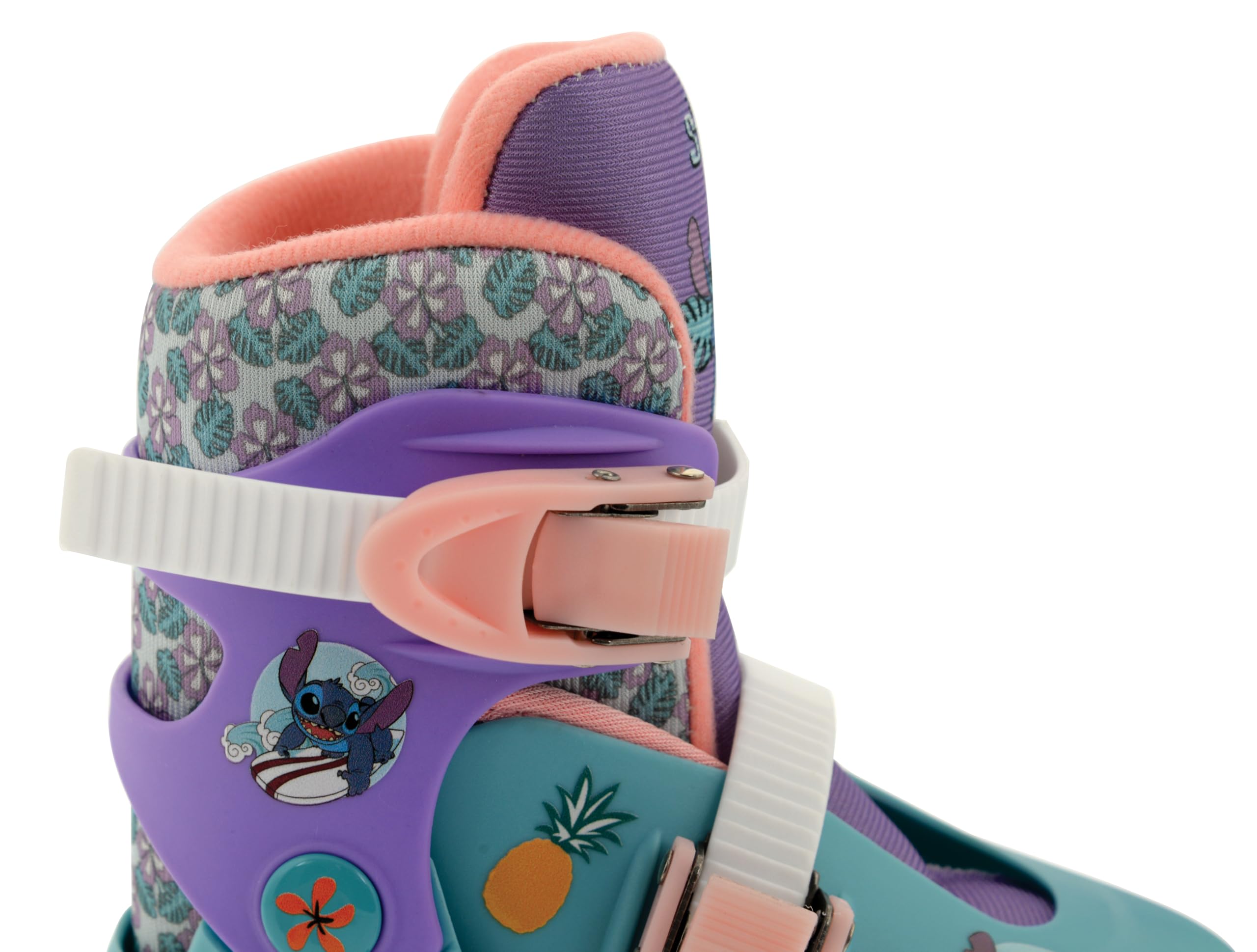 Disney Stitch Kids - Patines de Ruedas Grandes | Patines Ajustables de 4 Ruedas para niños | Talla de Zapato Junior 9J-12J