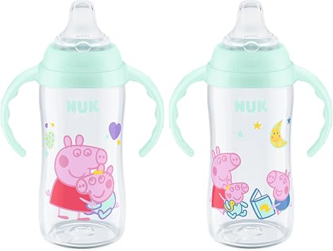 NUK Peppa Pig Learner Cup, 10 oz, 2 Pack