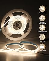 Aclorol USB LED szalag mozgásérzékelővel - 2m, semleges fehér, öntapadós, 5V COB, 18W, szabályozható fényerő, 8mm széles, lépcsőhöz, konyháb 2