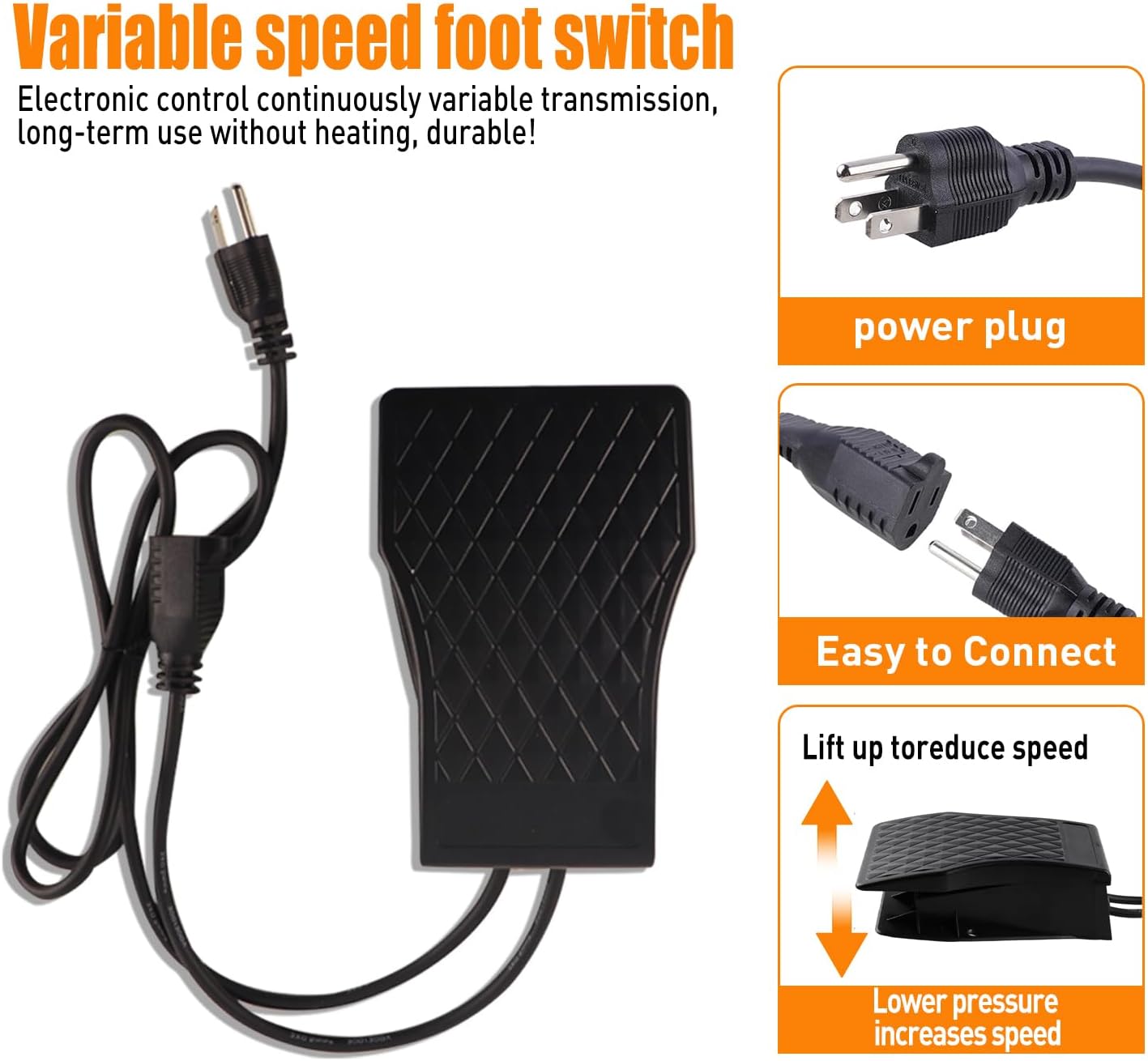 1200W 30000RPM Rotary Tool with Flex Shaft, Electric Flex Shaft Rotary Tool, Flex Shaft Grinder Foot Pedal Control Electric Hanging Carver, Wall Mount, Metal Flexible Shaft with Polishing Accessories