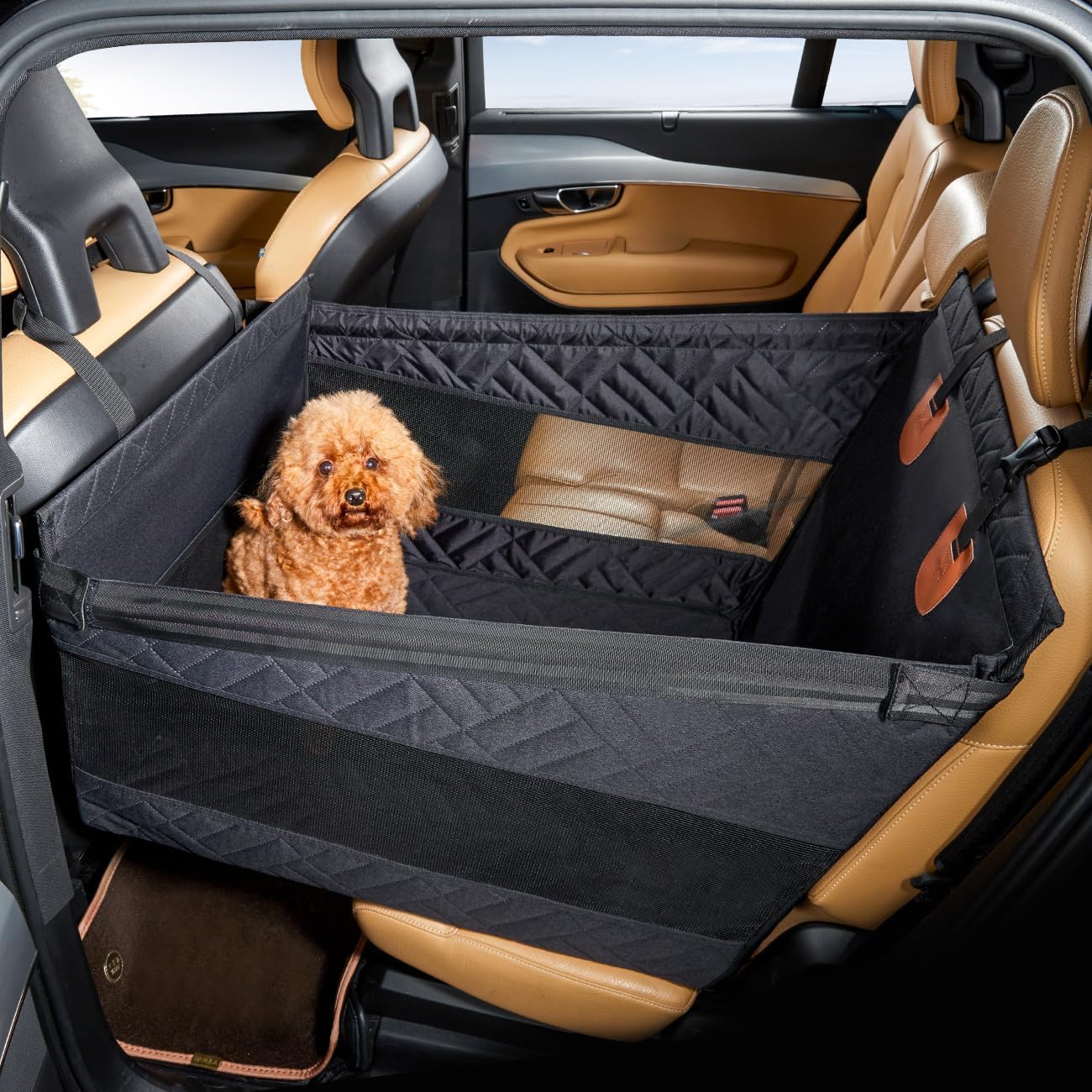 Amazon.co.jp: ペットドライブシート 犬用 車 後部座席 半分タイプ