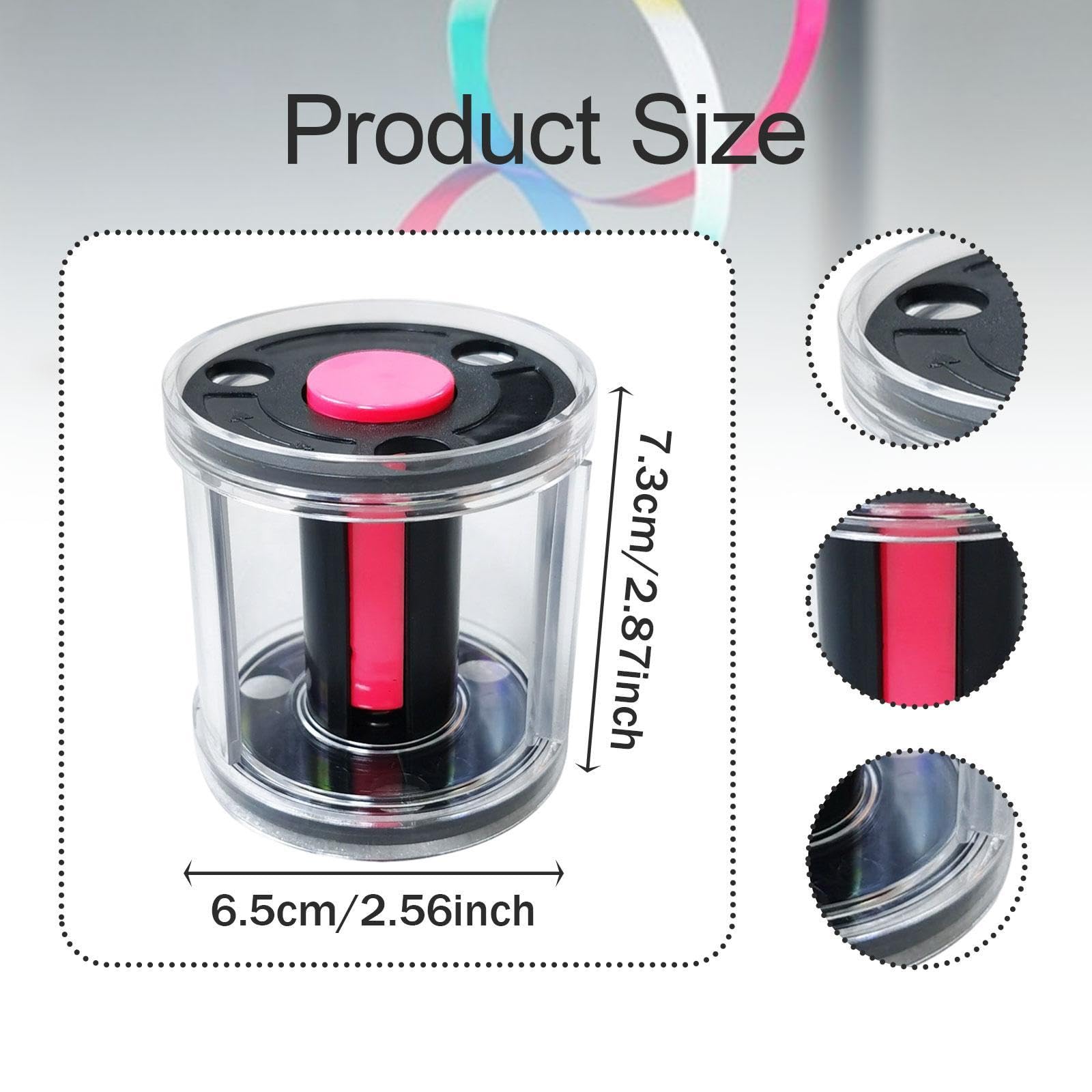 Baoblaze Organizer per Nastri da Ginnastica Ritmica, Porta per Nastri Trasparente, Attrezzatura per Ginnastica per Consente di Avvolgere E Sciogliere Facilmente I Nastri
