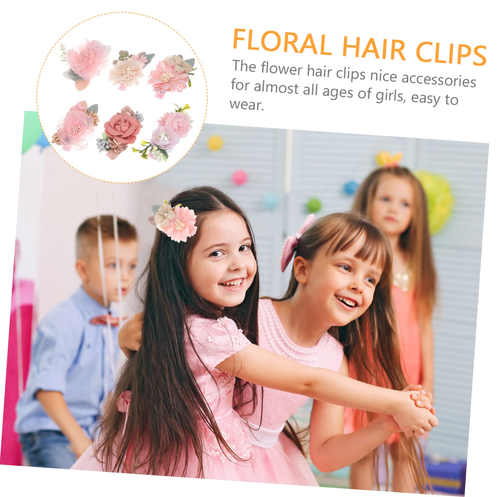 VICASKY 24pezzi Fermagli Per Fiore Con Clip Alligatore Accessori Per Bambine Per Feste Servizi Fotografici e Occasioni Speciali