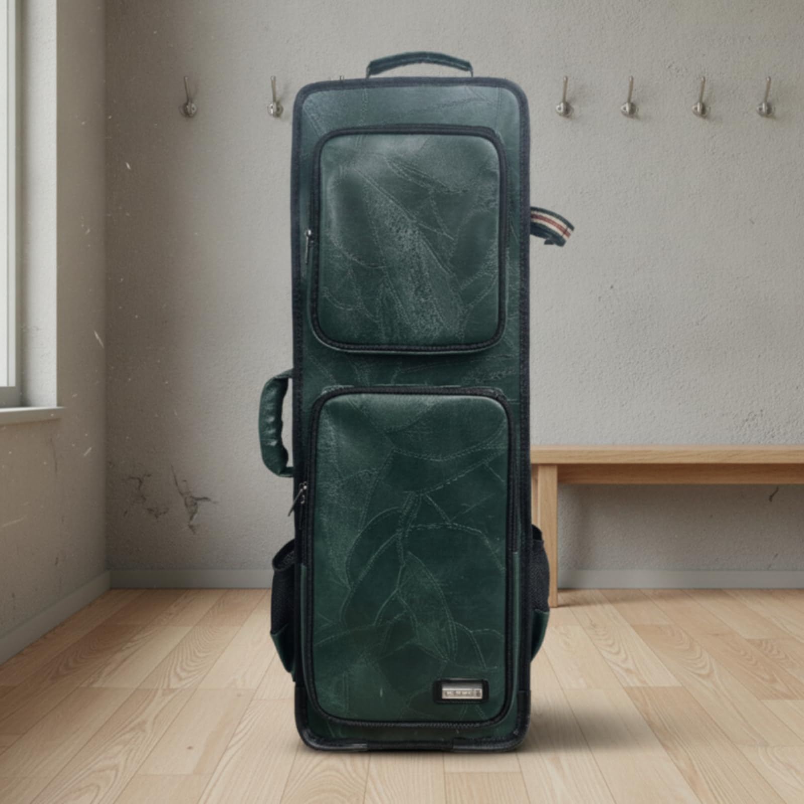 predolo Blasinstrumenten-Tasche gepolstert Rucksack Instrumententasche für Auftritte, Array, Schwarz, Kurz 72 cm