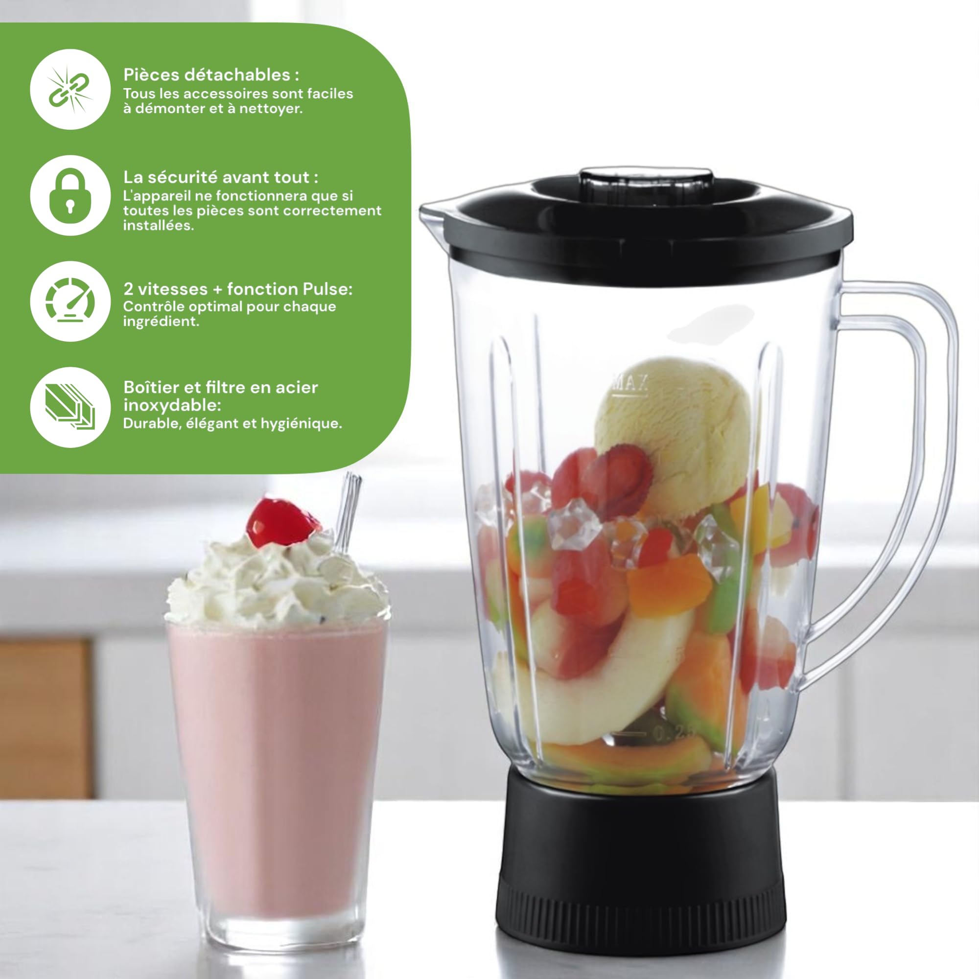 Royal Swiss Spremiagrumi 4 in 1 – Centrifuga 900 W con frullatore, tritacarne e macinacaffè – Contenitore per polpa da 1,6 L – Adatto a frutta e verdura