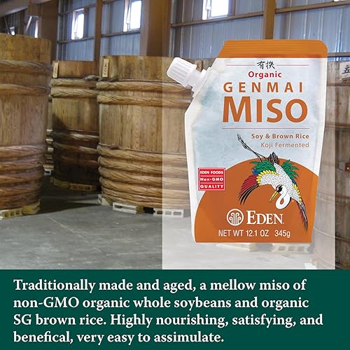 Miniatura 3 de Eden Genmai Miso orgánico 121 onzas soja y arroz integral