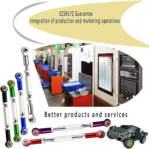 Miniatura 7 de (Actualización 2025) 3.071-4.252 in Tensores de acero inoxidableEnlace Camber para 110 Traxxas Slash 4X4 VXLRustler 4X4Stampede 4X4 VXLHoss 4X4 RC