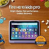 Amazon Fire HD 10 Kids Pro tablet, ages 6-12. Bright 10.1' HD screen, includes ad-free content, robust parental controls, 13-hr battery and slim case for older kids, 32 GB, Happy Day Happy Day Amazon Fire HD 10 Kids Pro (Standalone)