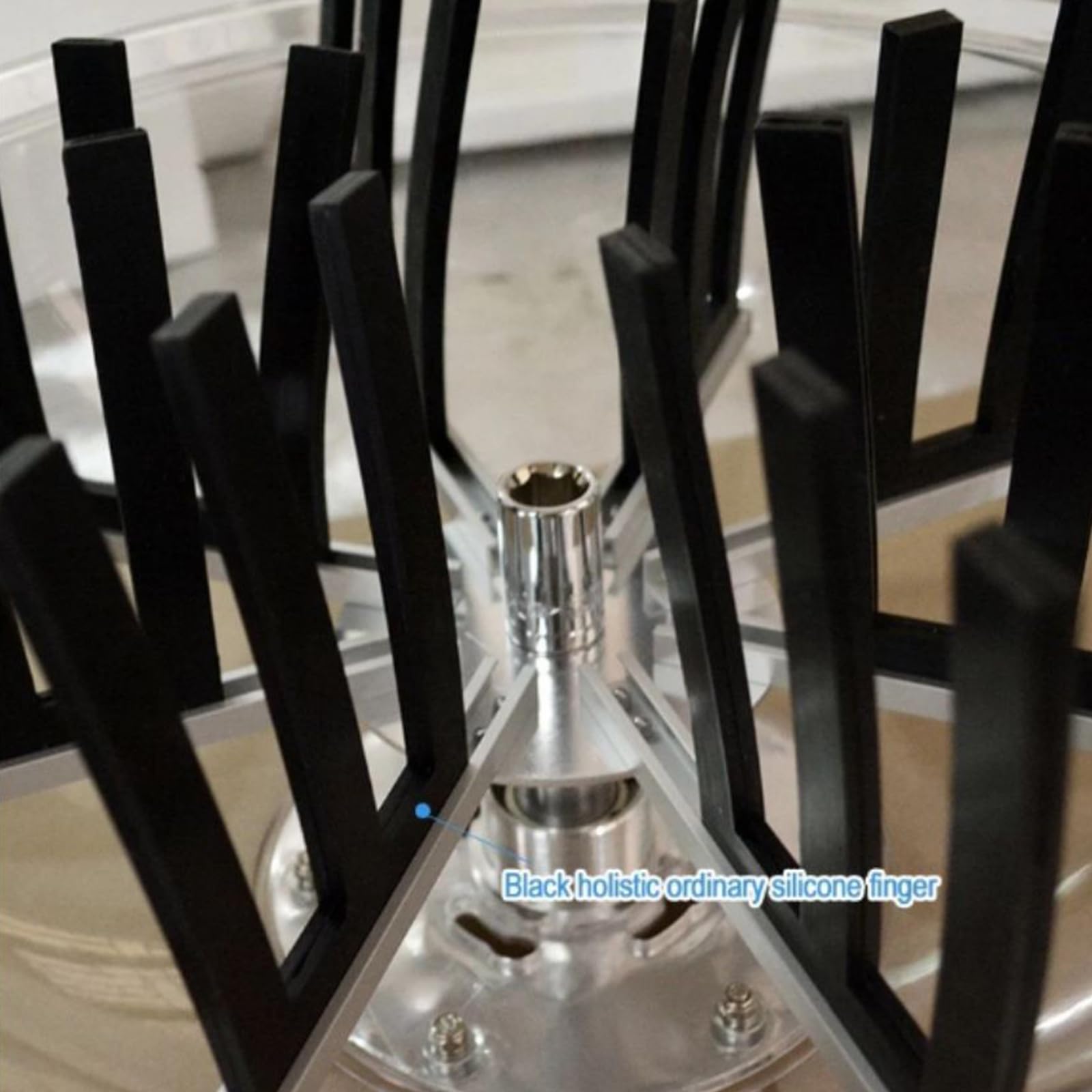 Decespugliatore manuale per foglie, con cupola trasparente e lame in acciaio inox per idroponica efficiente e boccioli di fiori