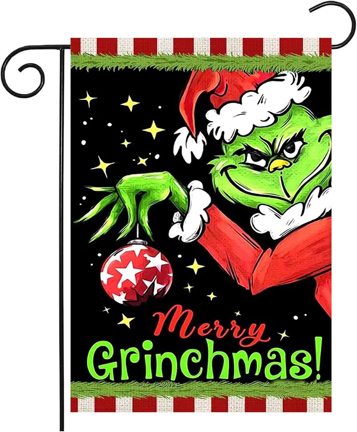 Merry Christmas Garden Flags 12x18 Double Sided,Outdoor