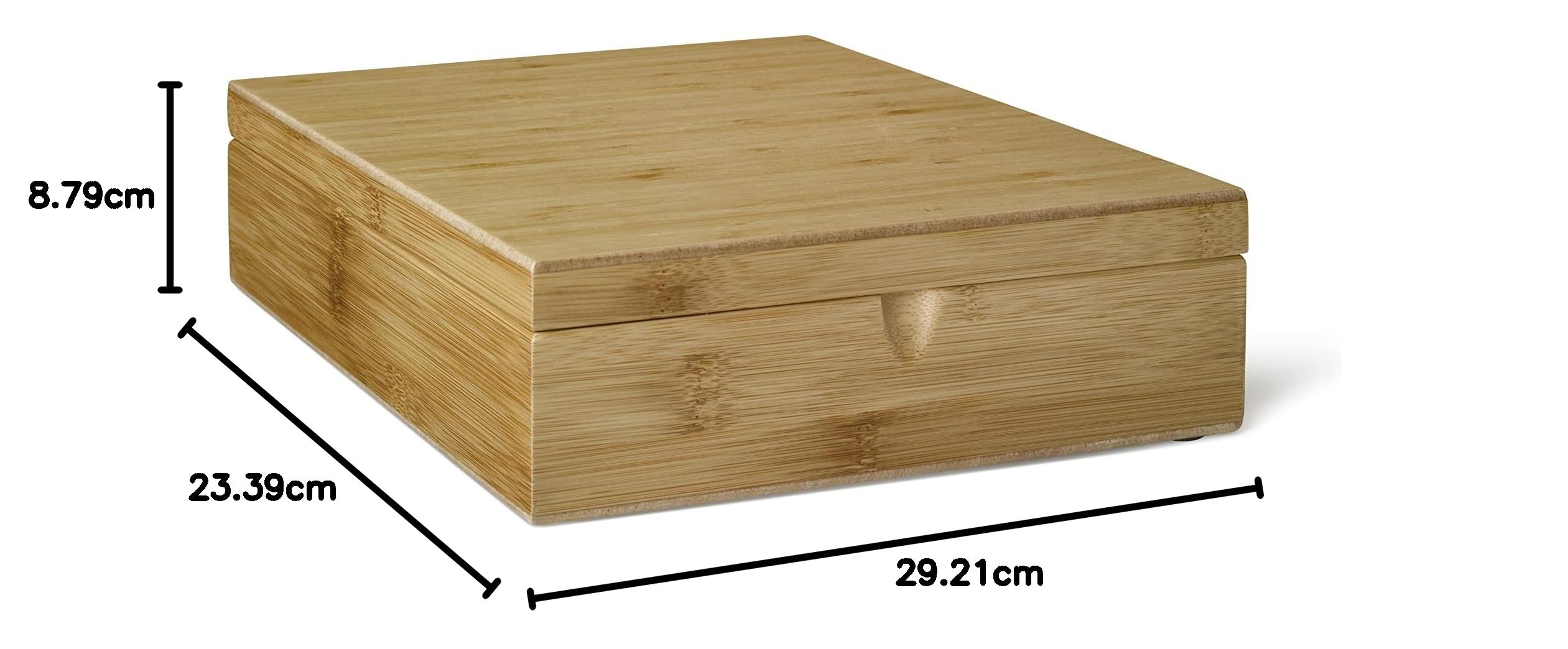 Boîte à Thé Bambou 9 Compartiments – Rangement Élégant Pour Sachets De Thé Sans Fenêtre, Design Naturel