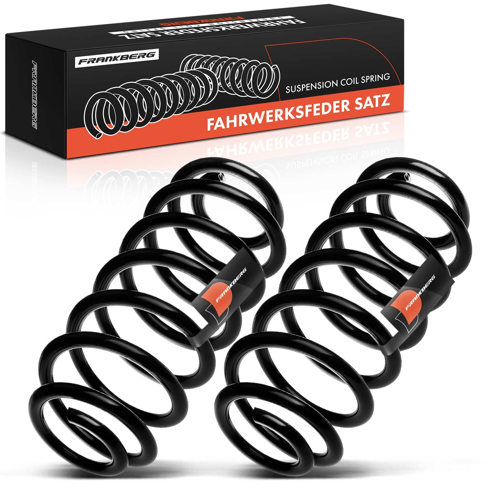 Frankberg 2 ressorts de suspension pour essieu arrière 1K0511115BL | Compatible avec: T.o.u.r.a.n 1T3, T.o.u.r.a.n 1T1 1T2