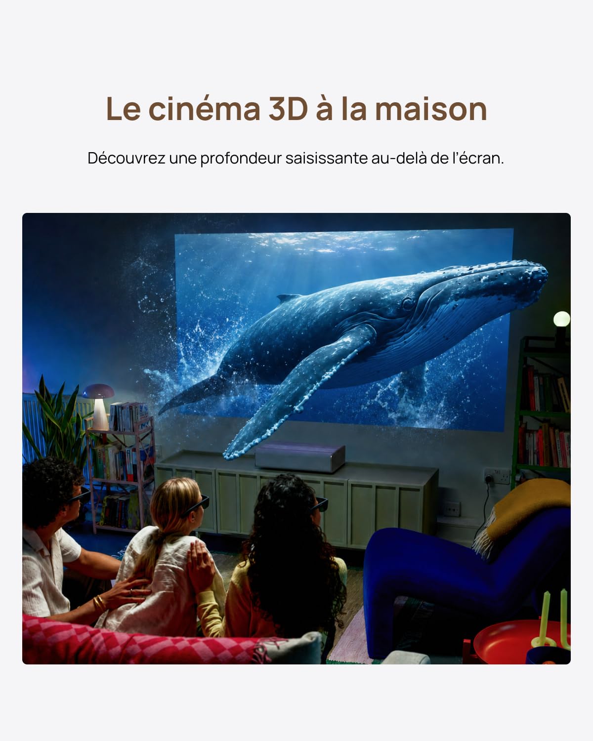XGIMI Mira Videoprojecteur 4K Triple Laser Ultra Courte Focale