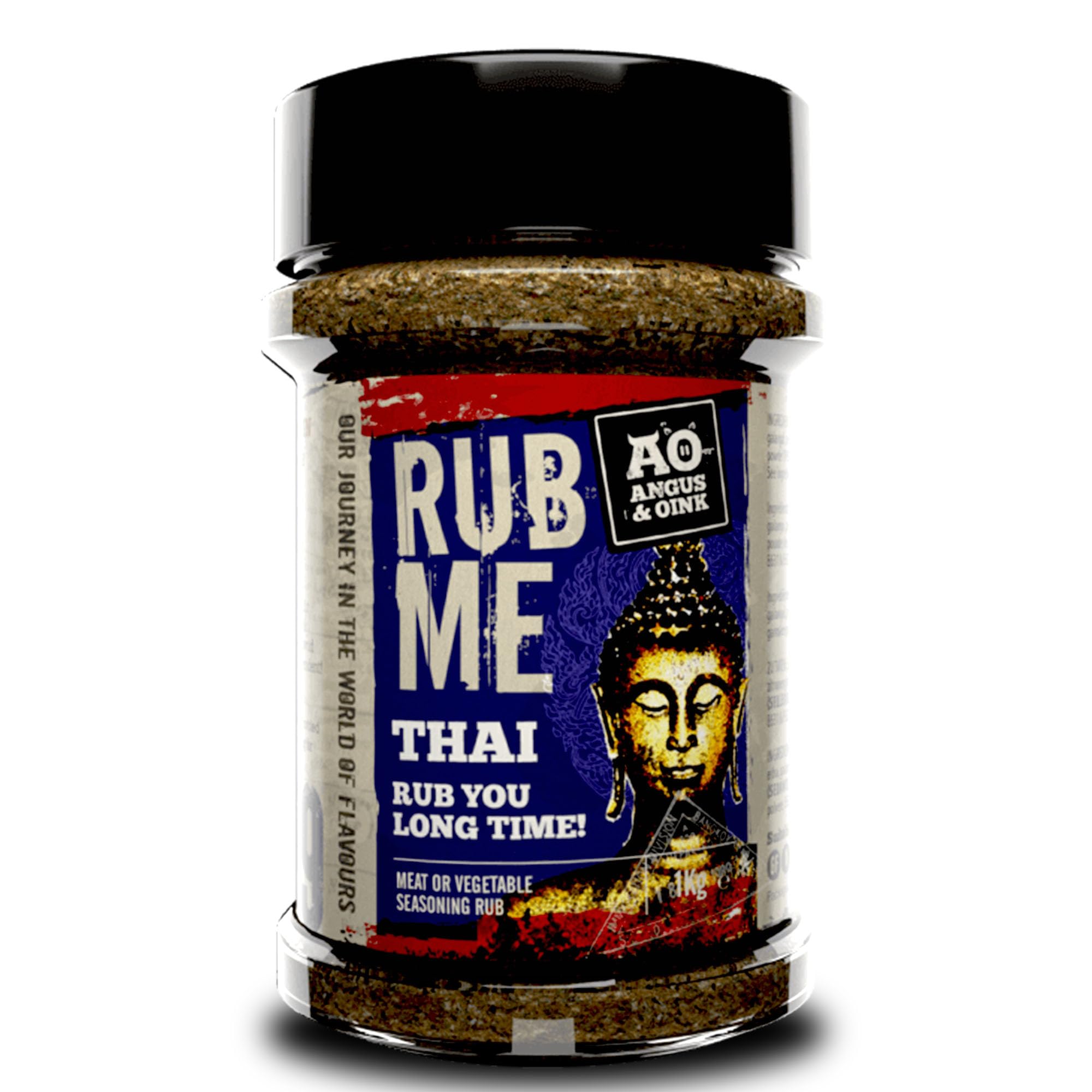 Angus & Oink | Rub You Long Time Thai Seasoning | Aromatic Blend for Thai Curries & Epic Chicken Wings | 195g