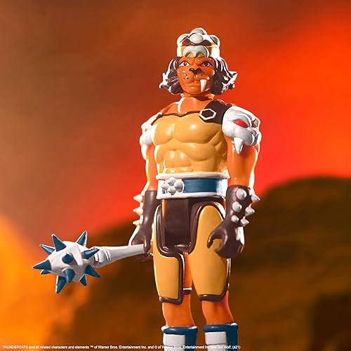 Miniatura 4 de Super7 Thundercats - Figura de reacción Wave 2 - Grune The Destroyer Classic Collectibles y juguetes retro