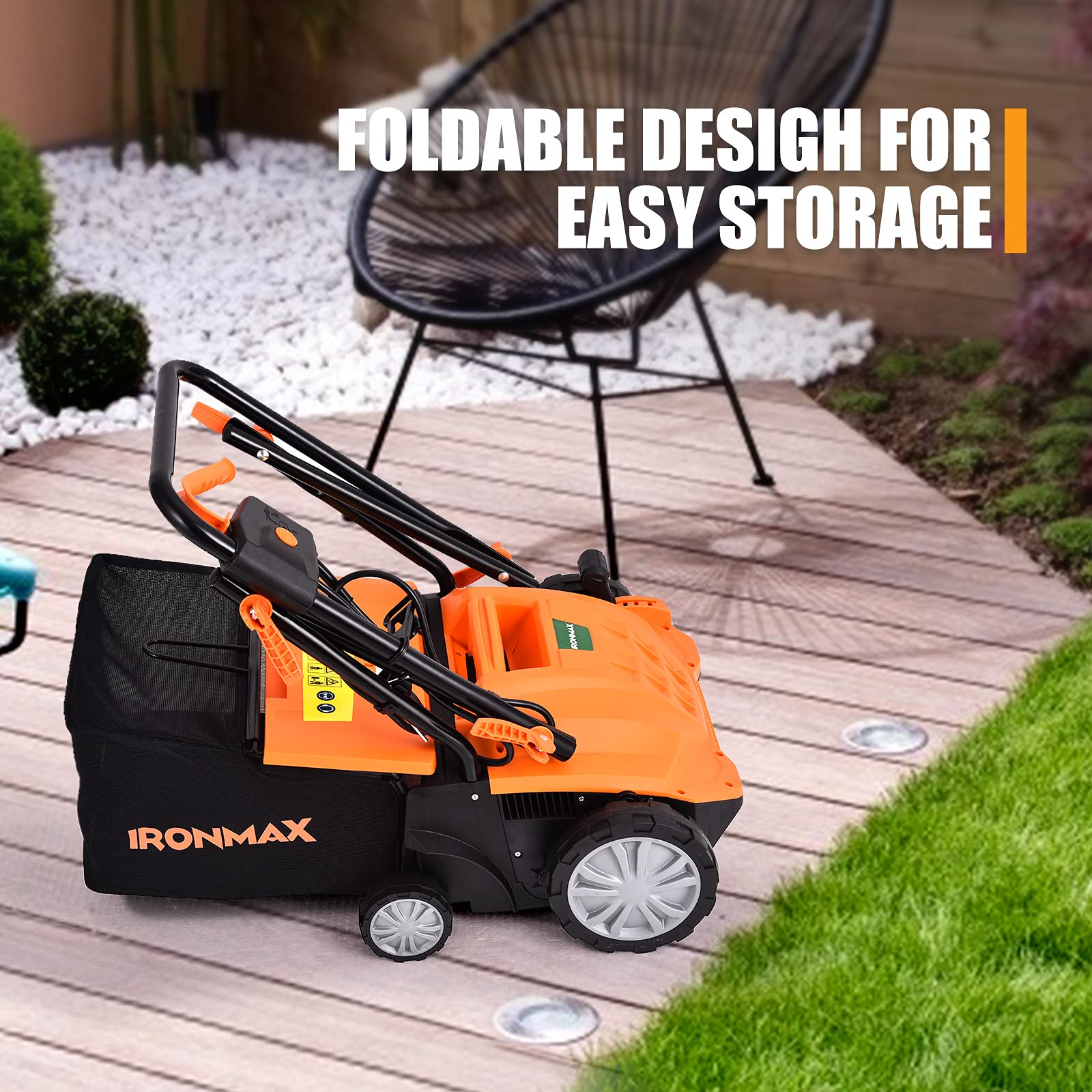 VonHaus In Lawn Dethatcher Aerator, 58 OFF