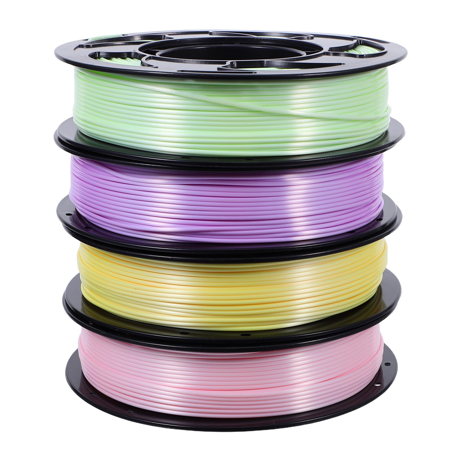 Filamento Pla Surtido 1,75mm, 4 Bobinas para Impresora 3d