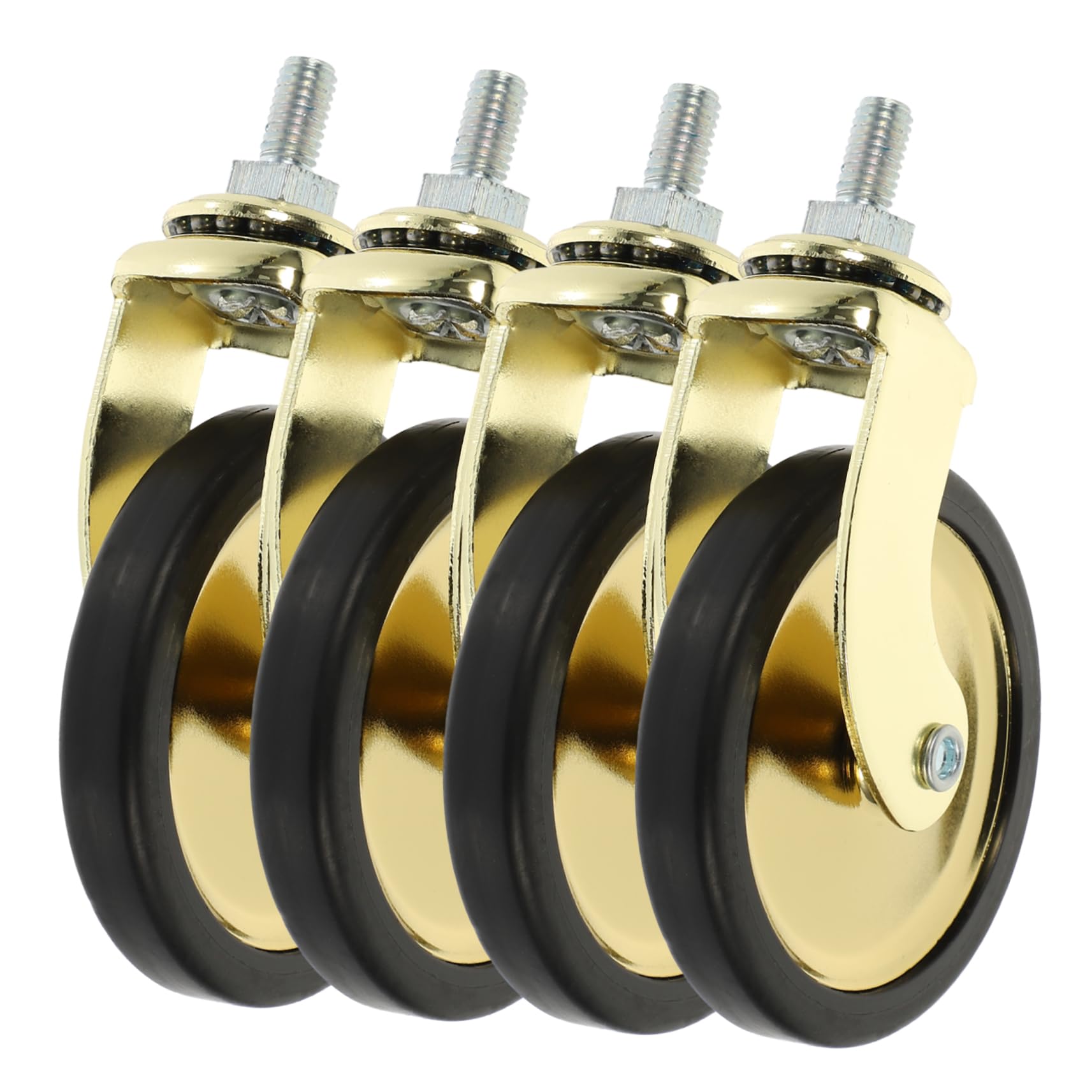 ELAYARD 4piezas Ruedas De Caster Para Muebles De Ruedas De Carro Multi-funcionales Silenciosas y Resistentes Al Desgaste Para Sillas y Carros