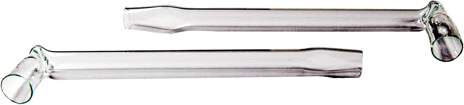 pipa di vetro per fumare l'olio