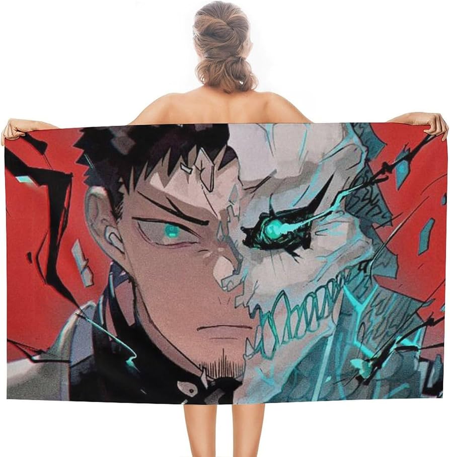 Amazon｜怪獣8号バスタオル 超吸収性フェイスタオル上品防臭 アニメ