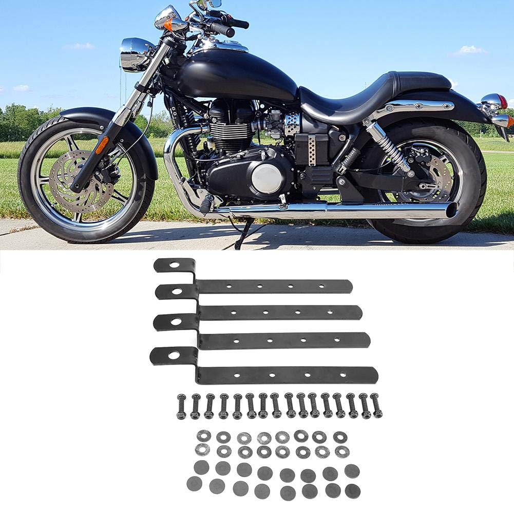 Modifica kit staffe di montaggio valigie laterali moto universale in ferro
