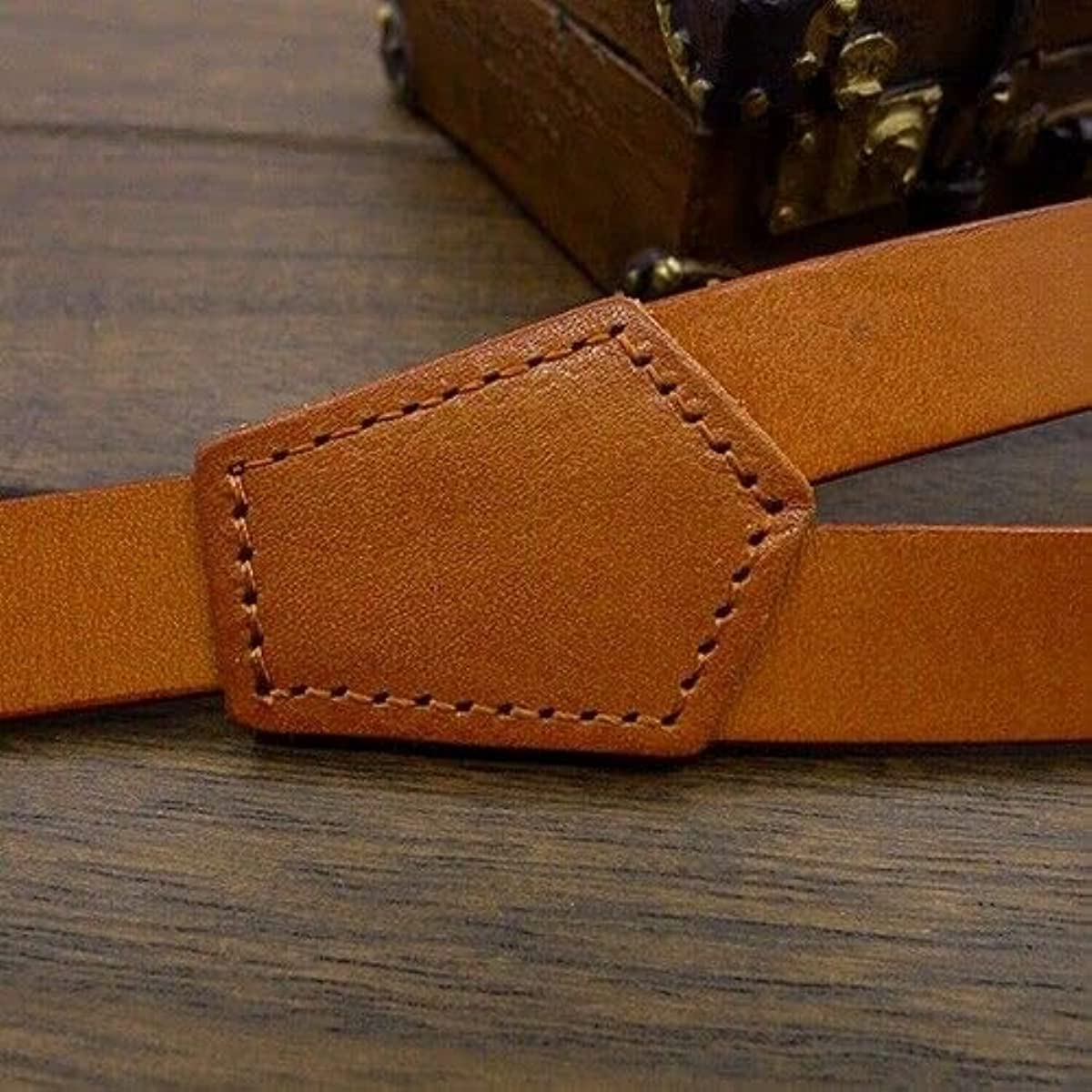 Nero/Marrone/Marrone Marrone Uomo Vintage In Vera Pelle Regolabile Bretelle Bretelle Cintura Con Ganci Loop