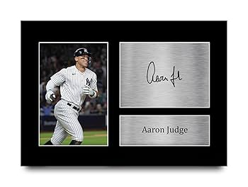 Amazon.co.jp: HWC Trading A4 アーロンジャッジ ニューヨーク