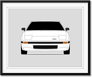 Mazda RX-7 FB (1981-1985) Inspired Poster Print Wall Art Decor Handmade RX7 (Unframed)