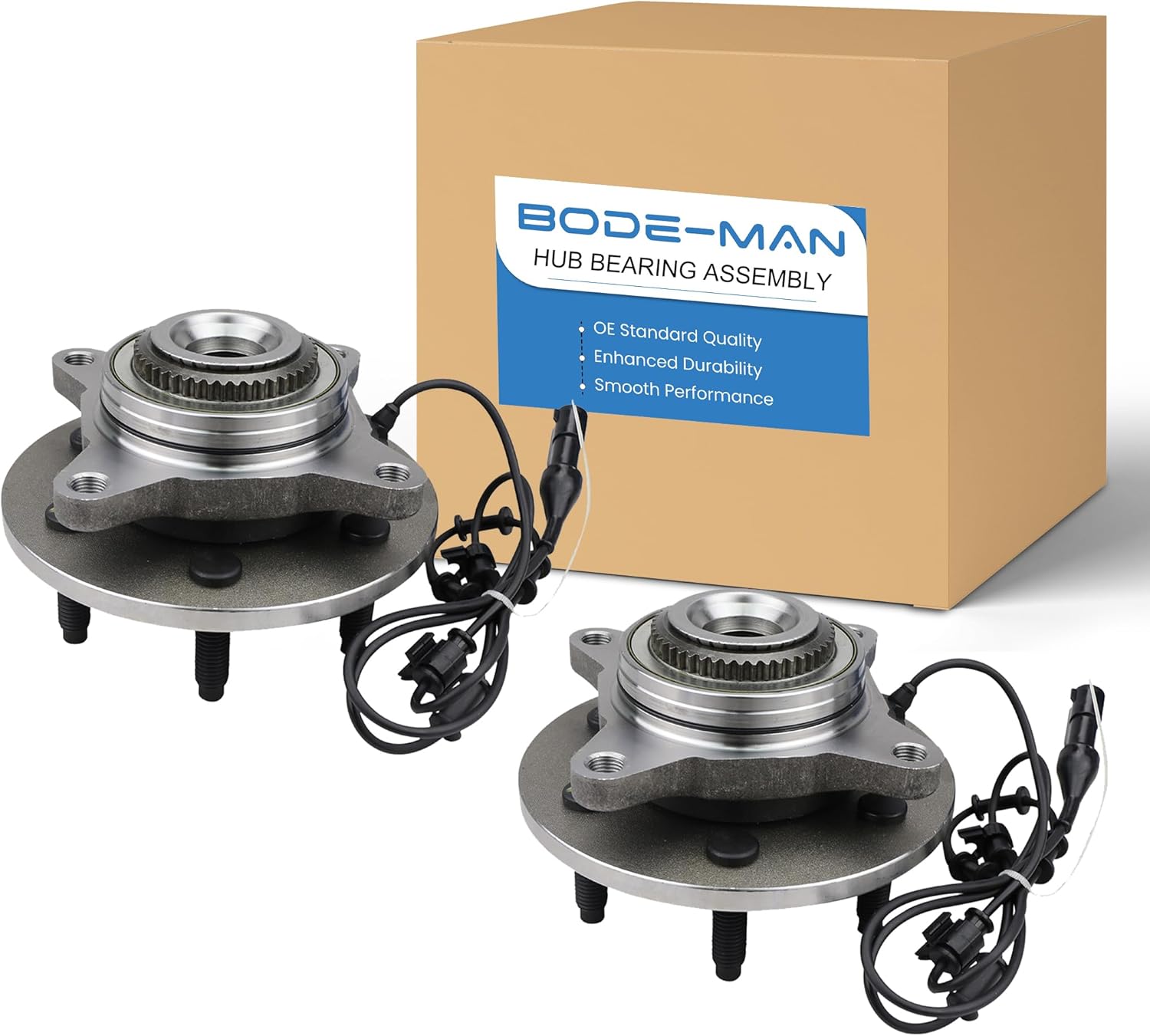 6 Lug Pair 2 Front Wheel Hub Bearing Assembly for 2003-2006 Ford Expedition Lincoln Navigator 4WD w/ABS
