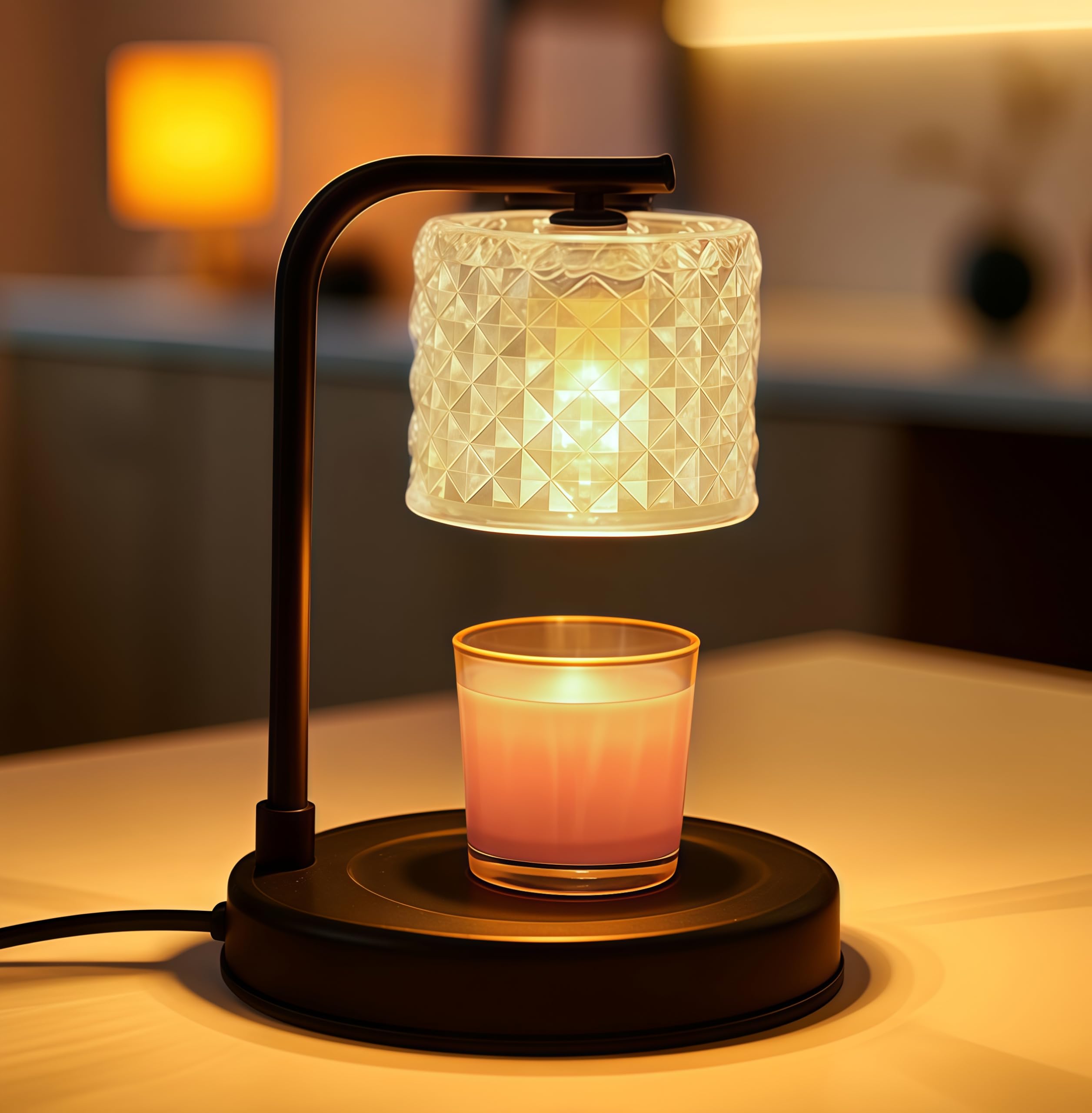 ZOOUS Candle Warmer Lamp with Timer Dimmer for Women Birthday Gift Dimmable Candle Warmer Lamp Gift for Women