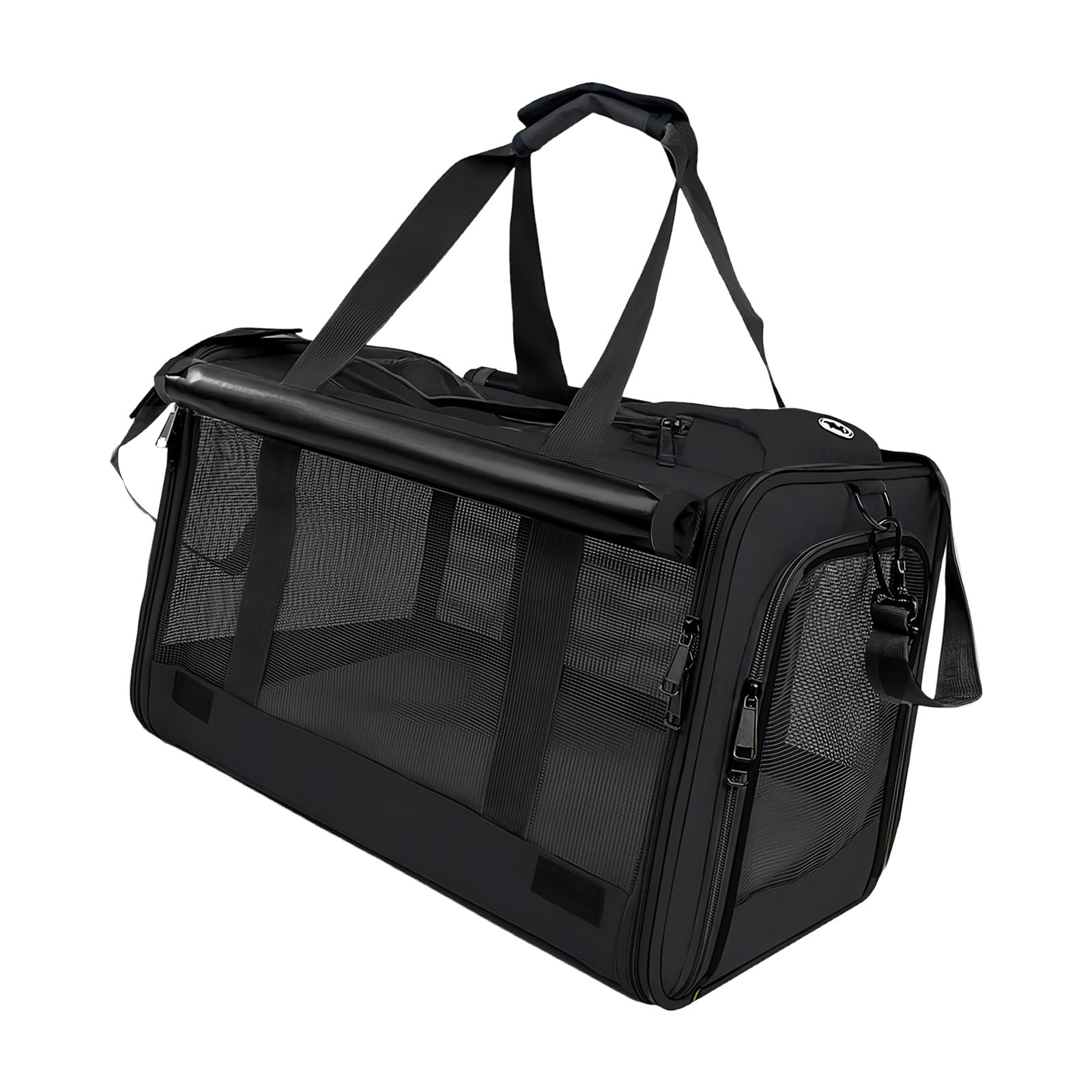 Funda transportadora para animales pequeños de poliéster con ventilación para viajes