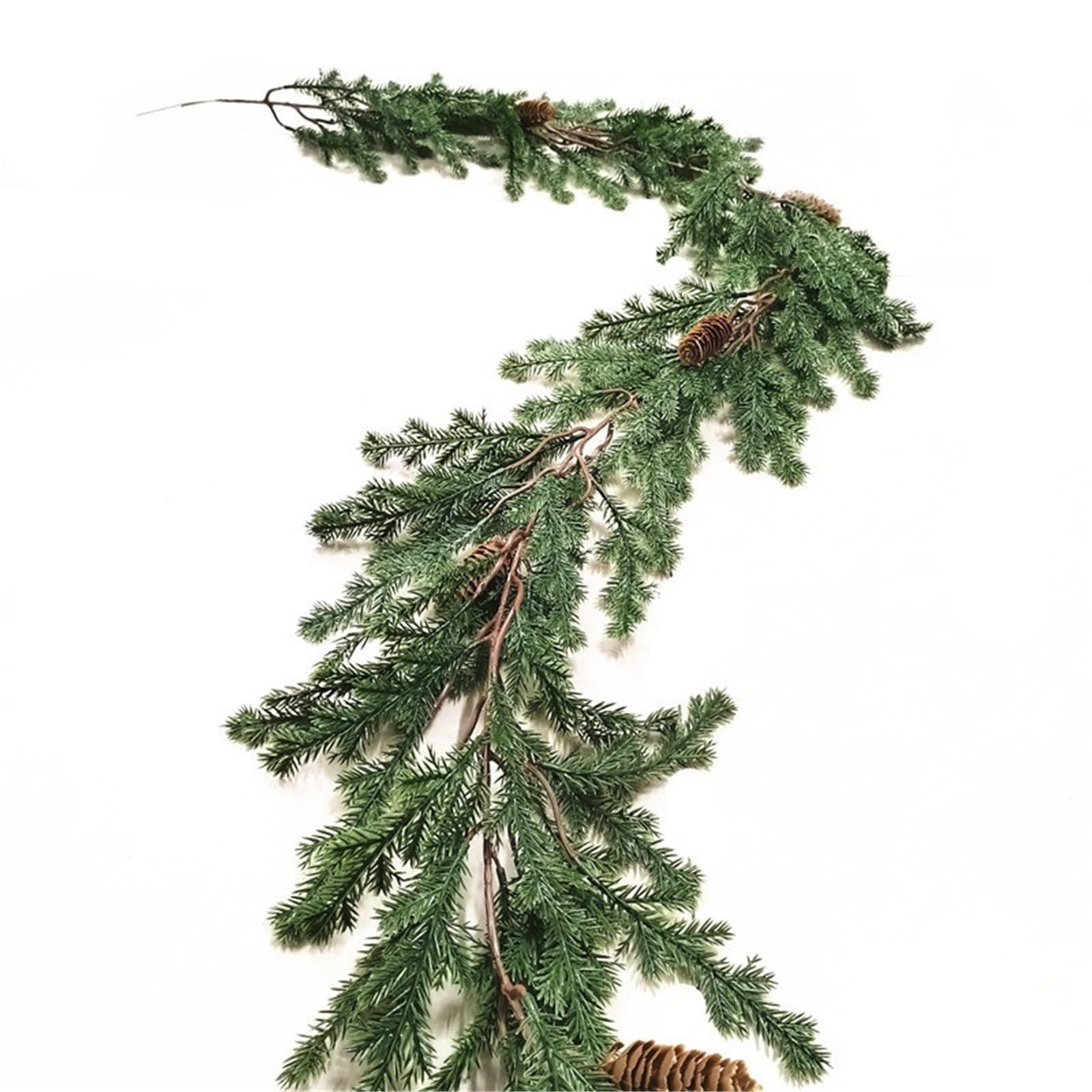Weihnachten Girlande Zederngirlande, Künstliches Grün, Zypresse, Kiefer for Kamintisch Weihnachtsdekoration