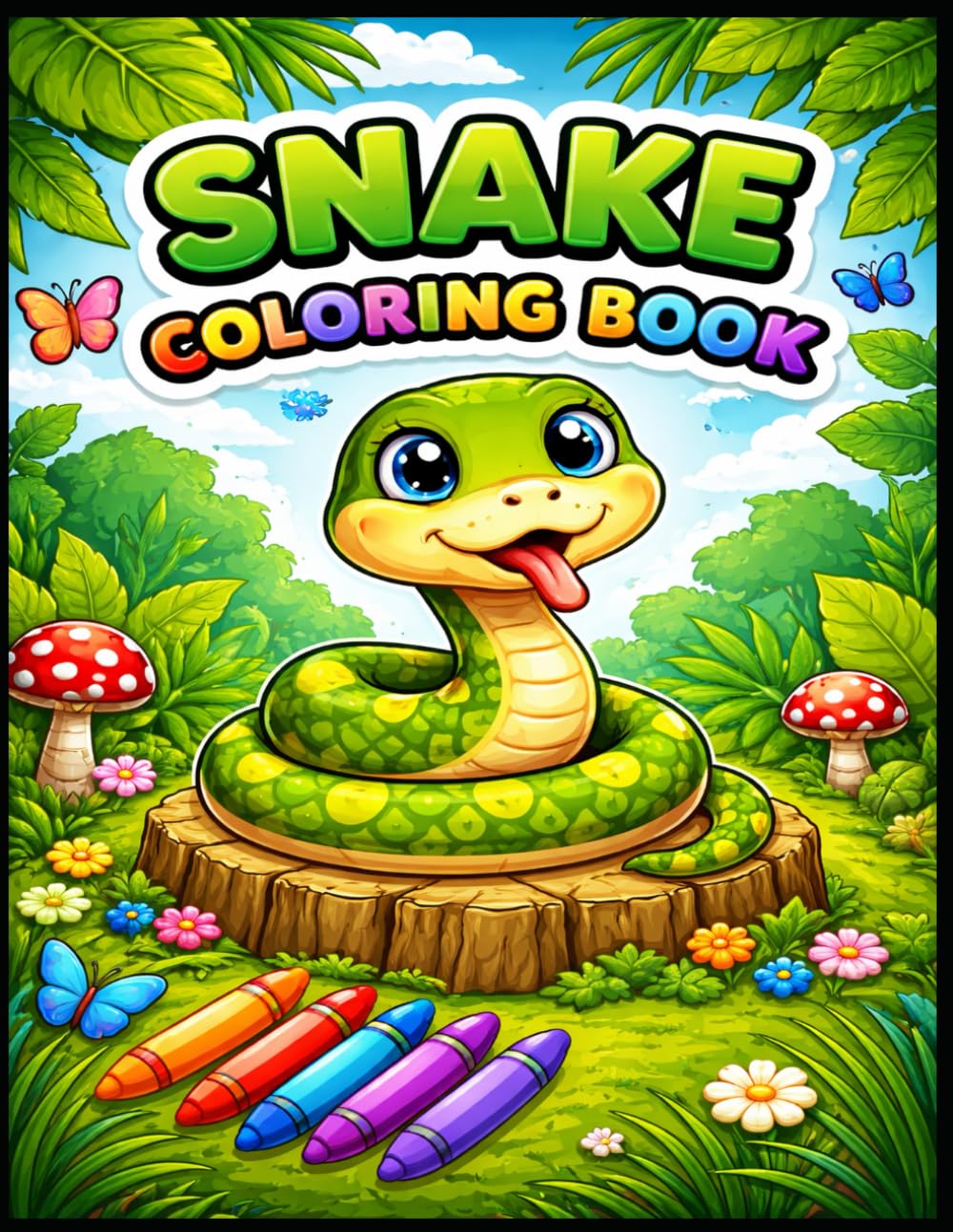 SNAKE COLORING BOOK