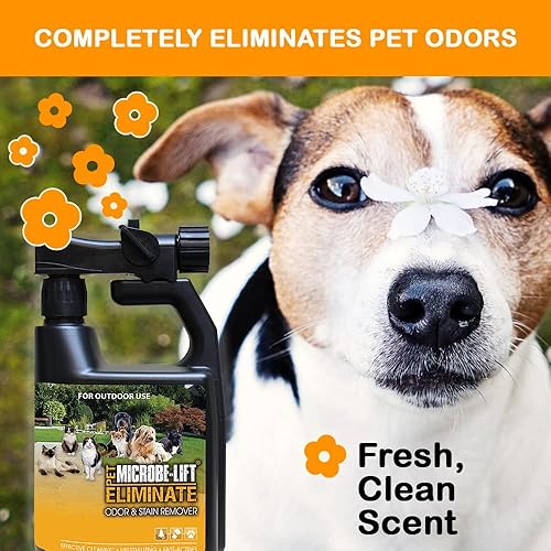 Miniatura 6 de MICROBE-LIFT Eliminador de olores de mascotas para exteriores para un fuerte olor en césped, patios, terraza y césped, evita que las mascotas vayan