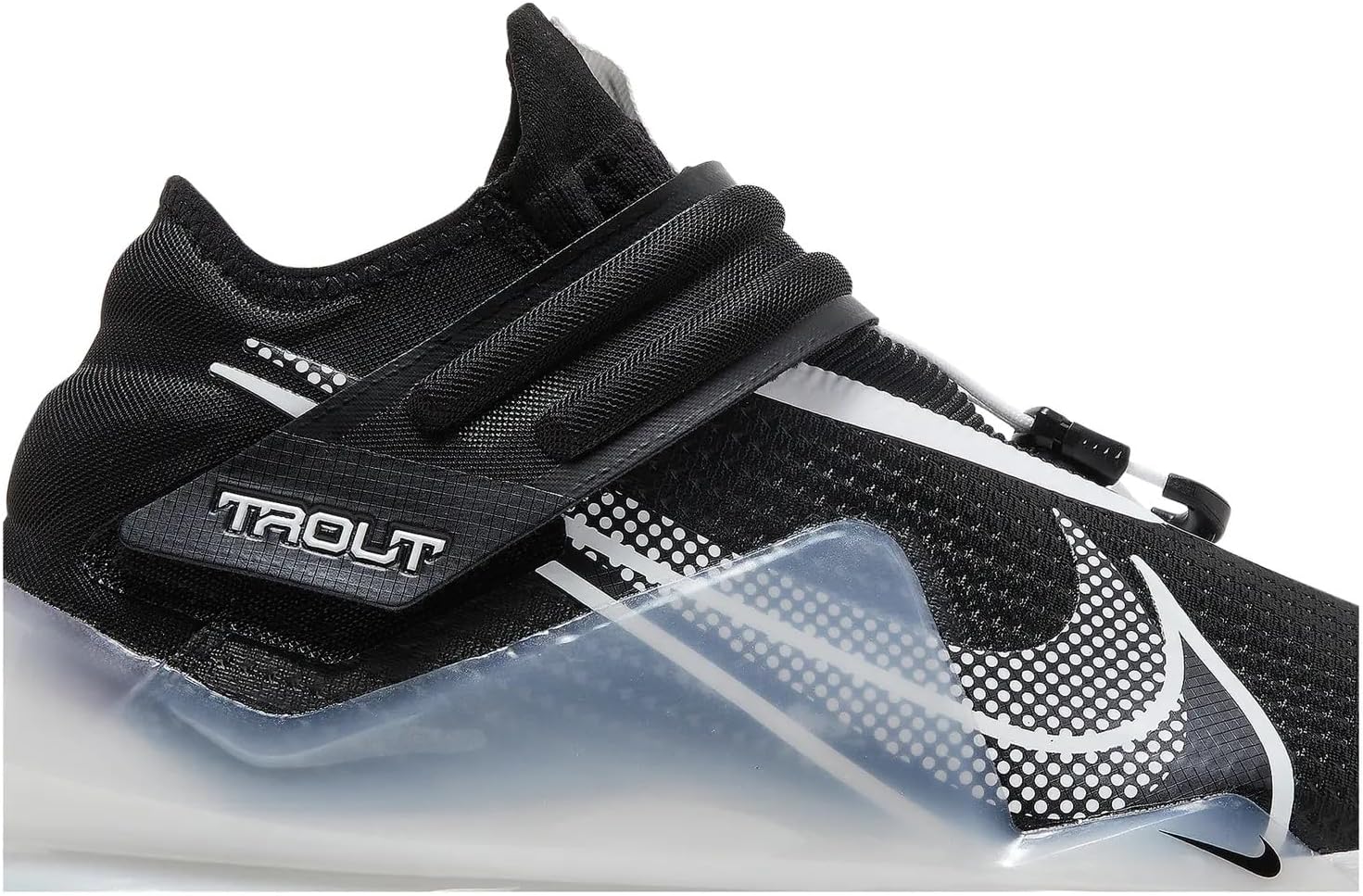 Nike Force Zoom Trout 7 Men's Baseball Cleats 'Black White' (Cl3134-005) - Size 13 - Image 3