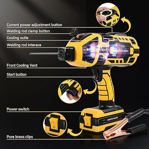 Miniatura 7 de Máquina de soldadura de mano, inversor IGBT de 110 V, soldador de arco portátil, 20-120 amperios, máquina de soldadura portátil para varillas de