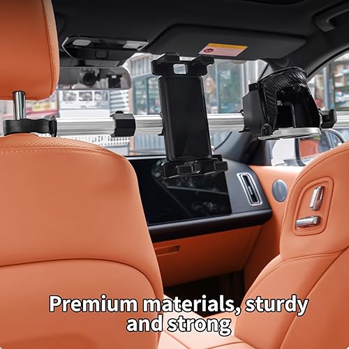 Miniatura 4 de Tablet Holder for Car - Backseat Hook and Cup Storage  Adjustable Phone and Tablet Holder for Car Headrest, Truck SUV RV Sedan Interior, Road Trip