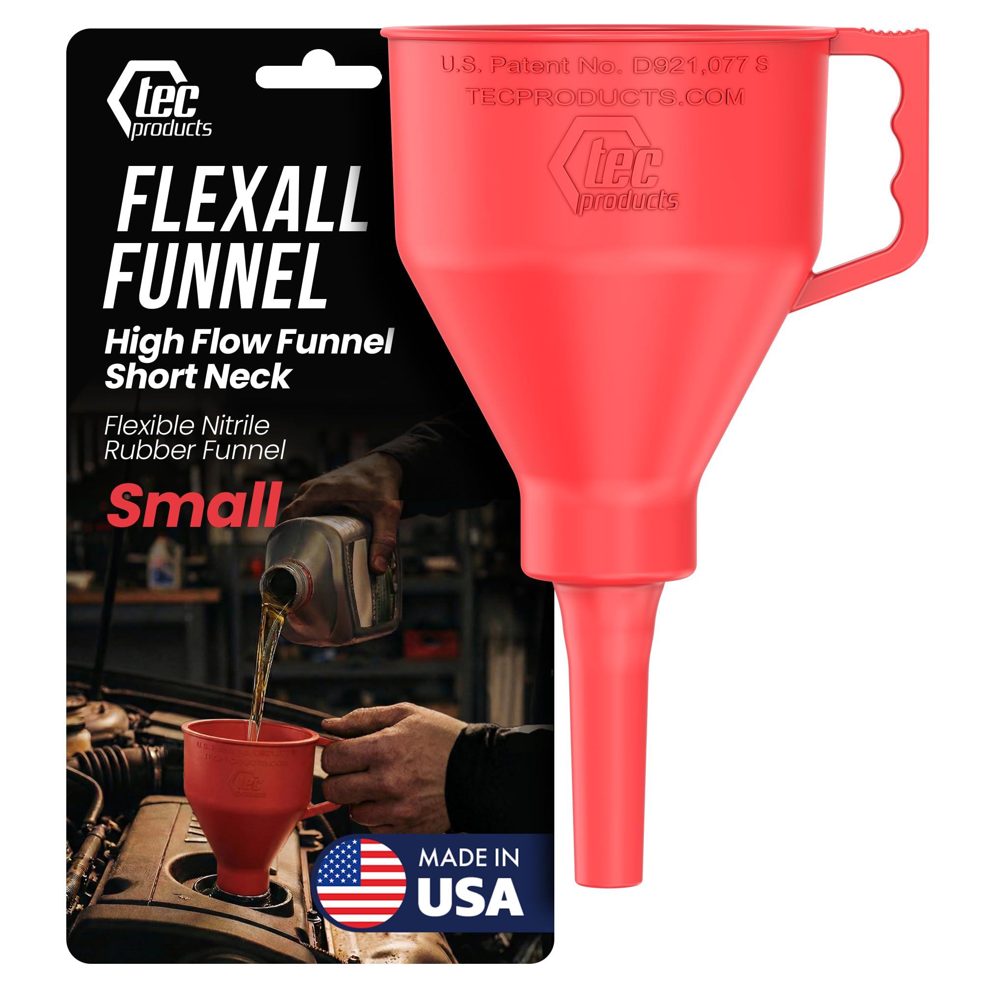 TEC Products FlexAll Short Neck Funnel - oil system tools | Mubboo