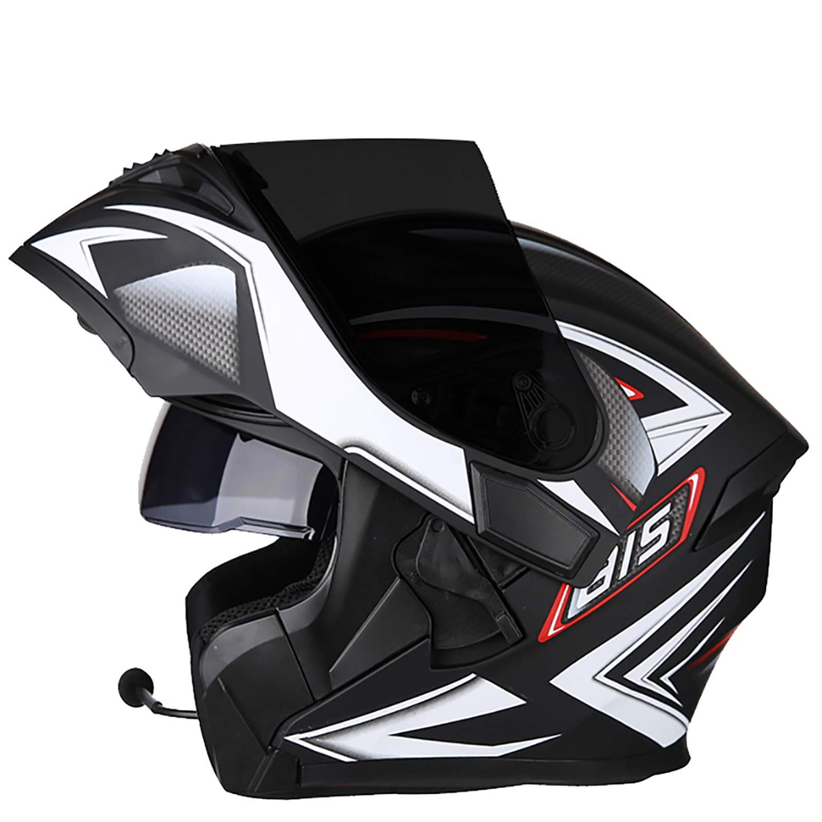 Casque intégral modulaire pour moto avec double lentille de course taille M