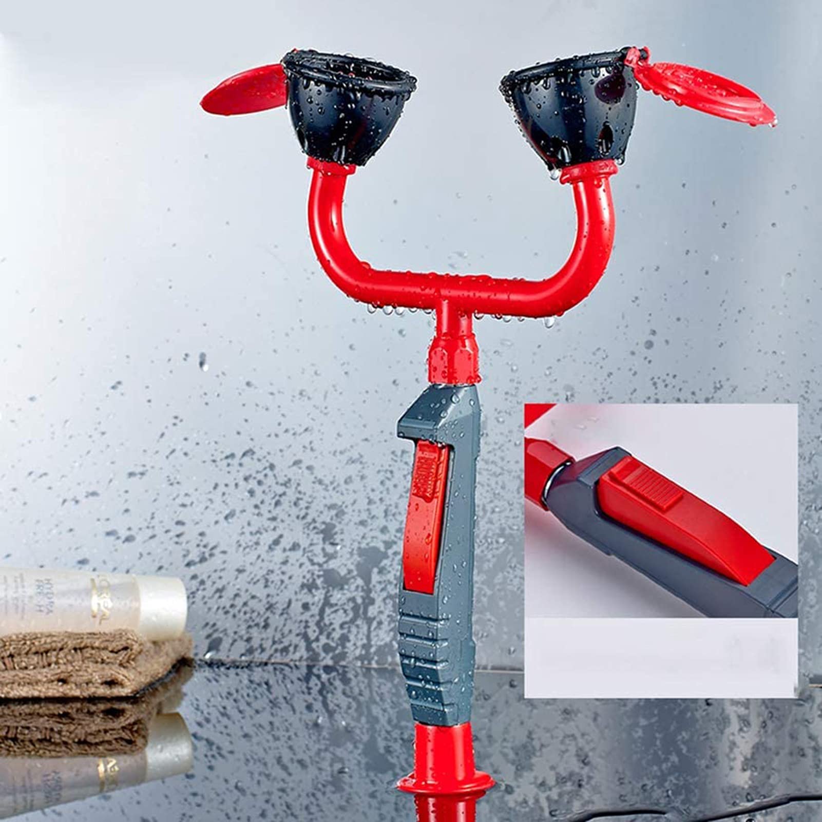 Station de Lavage oculaire d'urgence Murale avec Double buse pour la sécurité en Laboratoire et en Milieu Industriel,