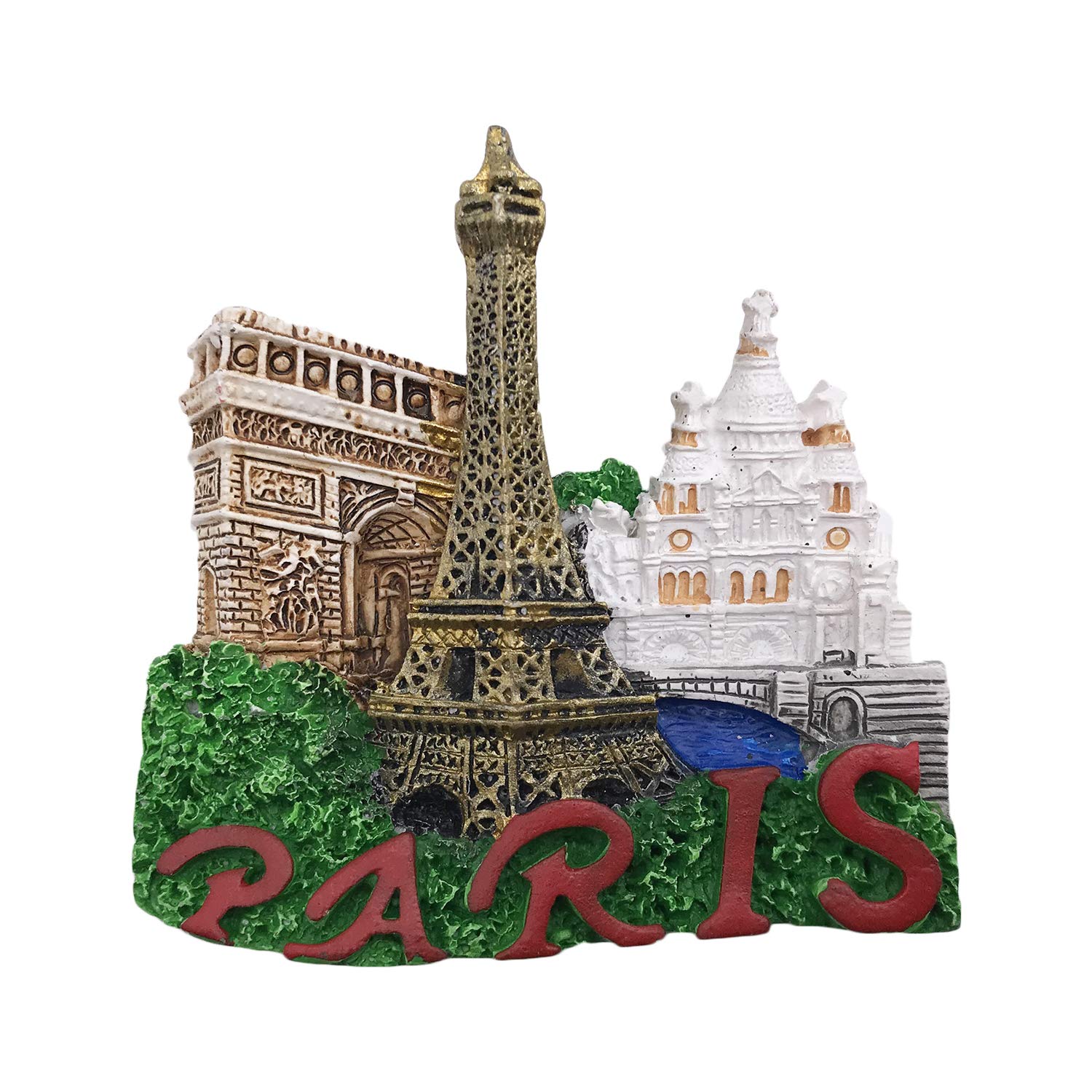 Wedarego Eiffel Tower 3D Paris France Refrigerator Fridge Magnet Tourist Souvenirs Handmade Resin Craft Magnetic Stickers Home Kitchen Decoration Travel Gift