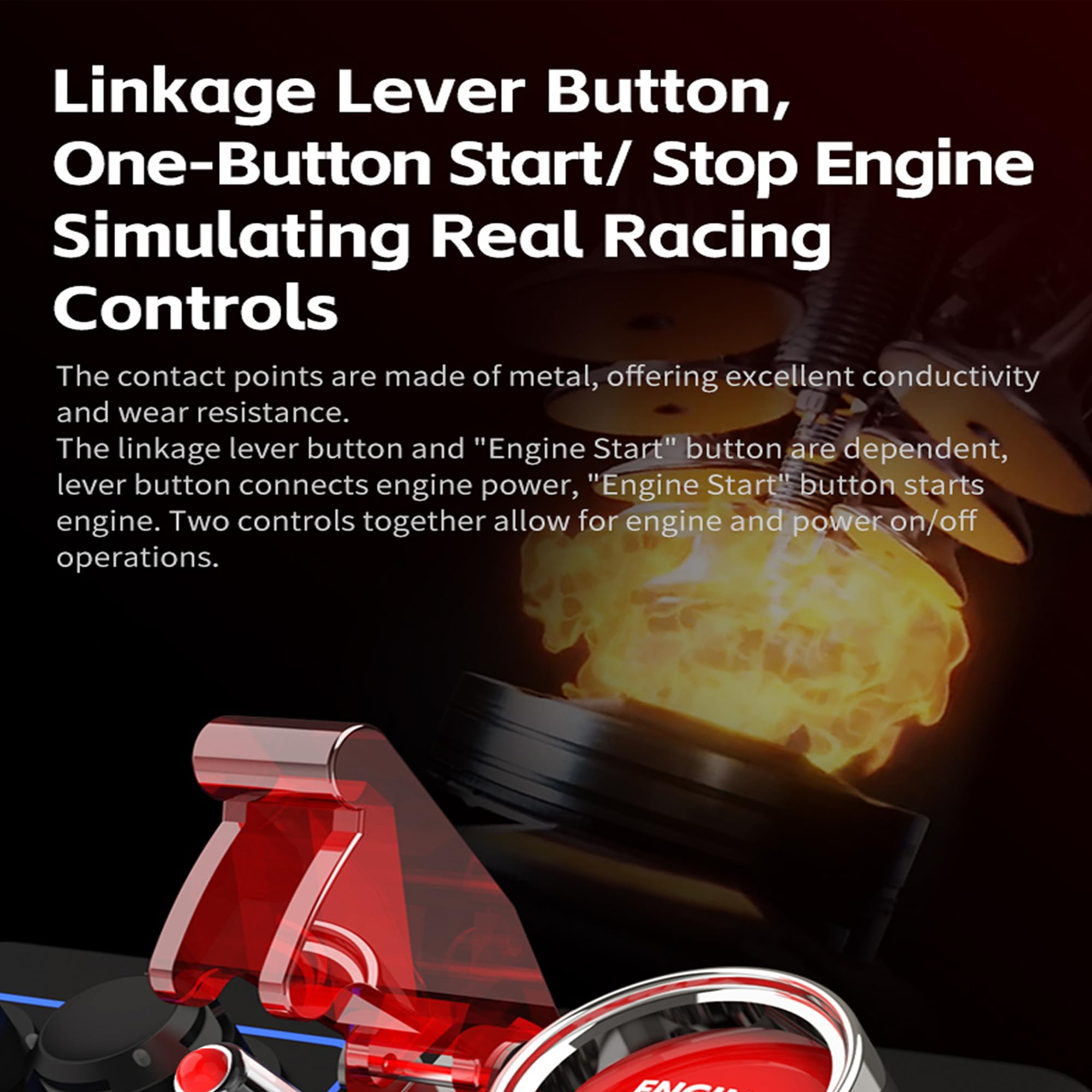 PXN CB1 Extender Programmable PC Control Box Cammand Panel per American Truck Simulator, European Truck Simulator 2