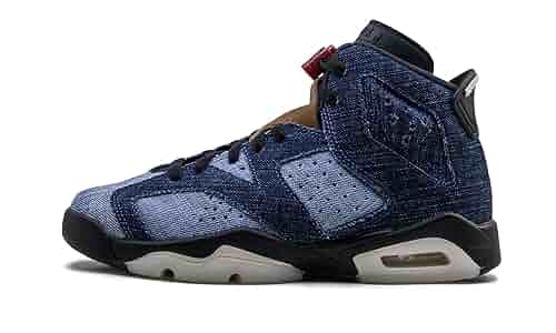 【ジョーダンキッズ】NIKE AIR JORDAN 6 RETRO 19cm Amazon.com | Nike Air Jordan 6 VI Washed Denim GS Grade