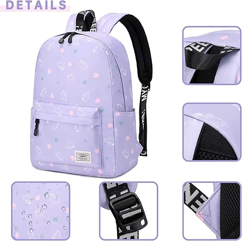 Miniatura 4 de Mygreen - Mochila escolar con bonitos diseños para niños y niñas, 11.5 x 15.7 x 5.1 pulgadas