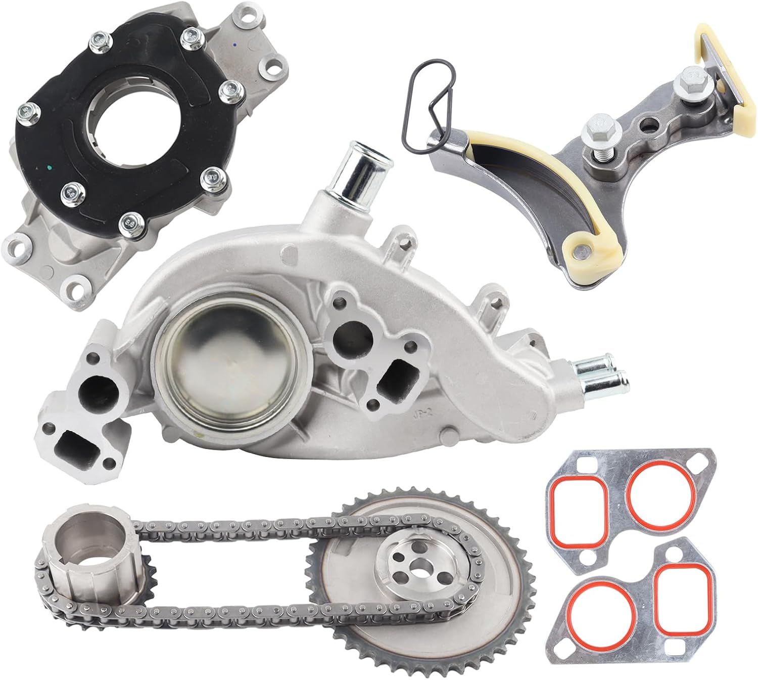 AFM DOD Lifters Camshaft Kit w/Timing Chain,Oil Pump,Water Pump,Head Gaskets & Bolts Fit 2005-2014 Chevrolet Silverado 1500 Suburban Tahoe Trailblazer GMC Sierra Yukon 5.3L