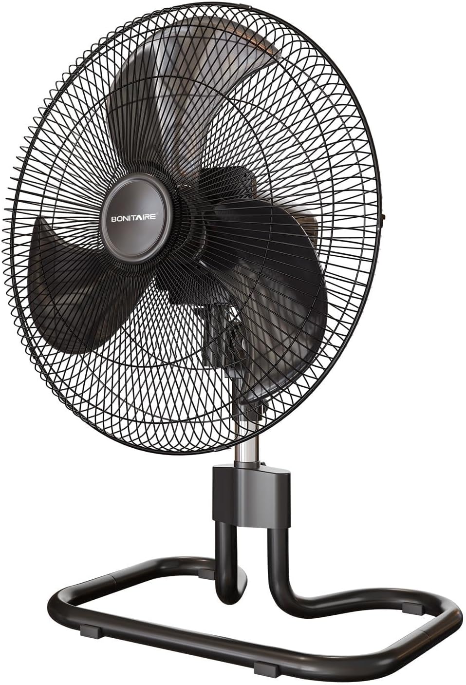 16" Oscillating Battery Powered Fan, 15600mAh Rechargeable Cordless Fan with Built-in Battery, 5-Speed Floor Fan for Job Site, Garage, Camping & Outdoor, 24V BLDC Motor Metal Industrial Fan