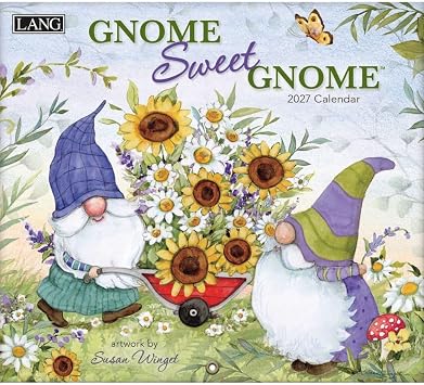 Gnome Sweet Gnome 2027 Wall Calendar by Susan Winget