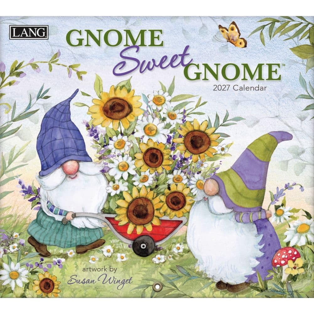 Gnome Sweet Gnome 2027 Wall Calendar by Susan Winget